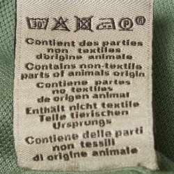 Pre Owned Hermes Green Cotton Pique Polo T-Shirt S