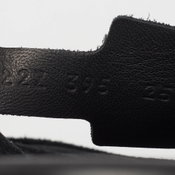 Pre Owned Hermès Go Mule Size 39.5 Black Suede Flat Mules