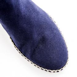 Pre Owned Hermes Blue Espadrilles Knee Length Boots 36