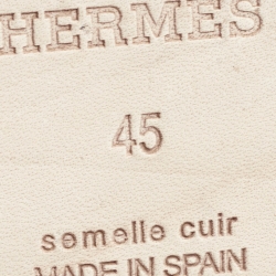Hermes Olive Green Suede Trip Espadrille Flats Size 45