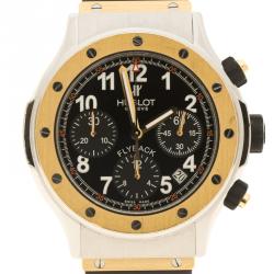 Pre Owned Hublot Black Rose Gold and Stainless Steel Flyback Chrono Super B 1926.7 Men's Wristwatch 42 mm