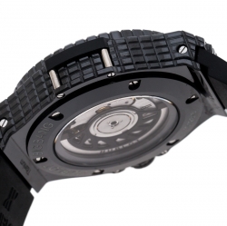 Pre Owned Hublot Black Ceramic / Titanium Big Bang Caviar 346.CX.1800.RX Men's Wristwatch 41MM