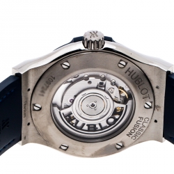 Hublot Blue Titanium Classic Fusion 542.NX.7170.LR Men's Wristwatch 41 mm
