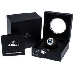 Hublot Blue Titanium Classic Fusion 542.NX.7170.LR Men's Wristwatch 41 mm