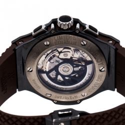 Pre Owned Hublot Brown Big Bang Frappuccino Limited Edition Men's Wristwatch 44mm