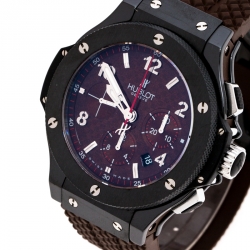 Pre Owned Hublot Brown Big Bang Frappuccino Limited Edition Men's Wristwatch 44mm
