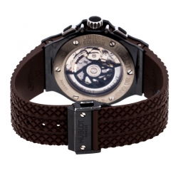 Pre Owned Hublot Brown Big Bang Frappuccino Limited Edition Men's Wristwatch 44mm