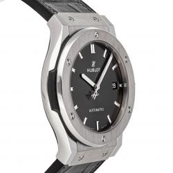Hublot Gray Titanium Classic Fusion 511.NX.7071.LR Men's Wristwatch 45 MM