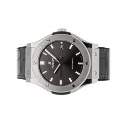 Hublot Gray Titanium Classic Fusion 511.NX.7071.LR Men's Wristwatch 45 MM