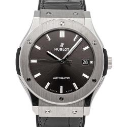Hublot Gray Titanium Classic Fusion 511.NX.7071.LR Men's Wristwatch 45 MM