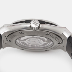 Pre Owned Hublot Green Titanium Alligator Rubber Classic Fusion 542.NX.8970.LR Men's Wristwatch 42 mm