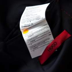 Hugo by Hugo Boss Navy Blue Wool Tailored James Blazer XL