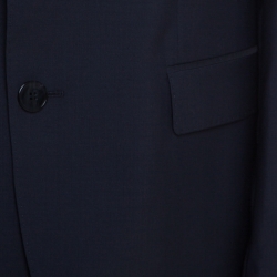 Hugo by Hugo Boss Navy Blue Wool Tailored James Blazer XL