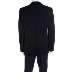 Hugo by Hugo Boss Black Wool Tailored Alkoso Blazer XL
