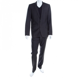 Hugo By Hugo Boss Grey Wool Slim Fit Alim/Himens Suit XL