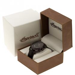 مملوكة مسبقًا Ingersoll Dark Brown PVD Coated Steel Chelsea Men's Wristwatch 46MM