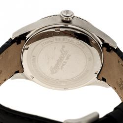 Pre Owned Ingersoll White Stainless Steel Bloomsbury Men's Wristwatch 42MM