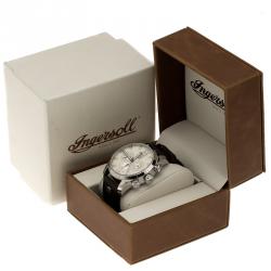 Pre Owned Ingersoll Cream Stainless Steel Nuroo Limited Edition Men's Wristwatch 47MM