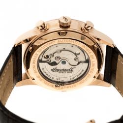 مملوكة مسبقًا ساعة يد رجالية إينغيرسول اصدار محدود أورورا ستيل مطلي ذهب وردي بيضاء 42 مم