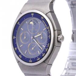 IWC Blue Titanium Porsche Design Men's Wristwatch 36MM