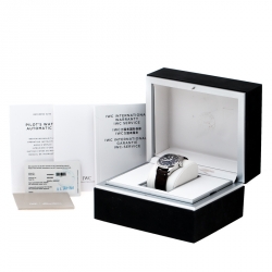 IWC Slate Grey Stainless Steel Pilot's Watch Automatic 36 IW324001 Men's Wristwatch 36 mm