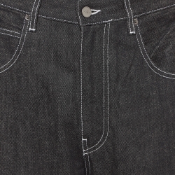 Pre Owned Jacquemus Black Denim Le de Nîmes Meunier Wide-Leg Jeans S Waist 29"