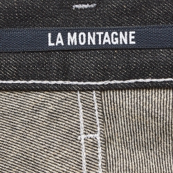 Pre Owned Jacquemus Black Denim Le de Nîmes Meunier Wide-Leg Jeans S Waist 29"