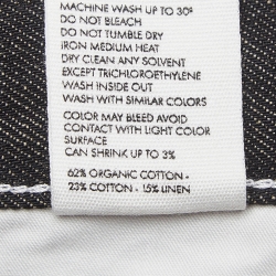 Pre Owned Jacquemus Black Denim Le de Nîmes Meunier Wide-Leg Jeans S Waist 29"