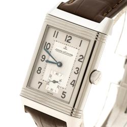 Jaeger-LeCoultre Silver Grey Stainless Steel Reverso GT 270.8.62 Men's Wristwatch 26 mm