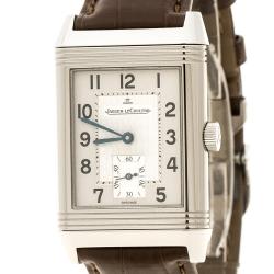 Jaeger-LeCoultre Silver Grey Stainless Steel Reverso GT 270.8.62 Men's Wristwatch 26 mm