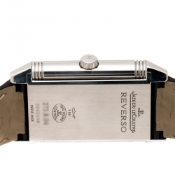  Jaeger LeCoultre Silver Stainless Steel Grande Reverso 273.8.04 Men's Wristwatch 30 mm