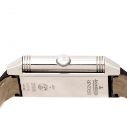  Jaeger LeCoultre Silver Stainless Steel Grande Reverso 273.8.04 Men's Wristwatch 30 mm