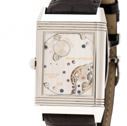  Jaeger LeCoultre Silver Stainless Steel Grande Reverso 273.8.04 Men's Wristwatch 30 mm