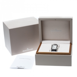  Jaeger LeCoultre Silver Stainless Steel Grande Reverso 273.8.04 Men's Wristwatch 30 mm
