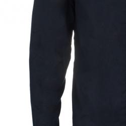 Pre Owned Jean Paul Gaultier Mens Laser Cut Collar Black Shirt L