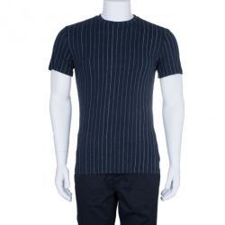 مملوكة مسبقًا تيشيرت جان بول غوتييه مقلم للرجال S