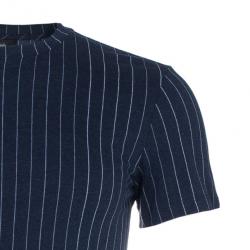 Pre Owned Jean Paul Gaultier Mens Pinstriped T-Shirt S