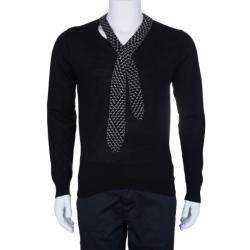 Pre Owned Jean Paul Gaultier Mens Knit Tie Sweater L