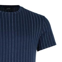 Pre Owned Jean Paul Gaultier Mens Pinstriped T-Shirt L