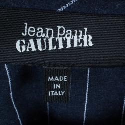 Pre Owned Jean Paul Gaultier Mens Pinstriped T-Shirt L