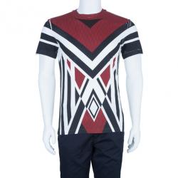 Pre Owned Jean Paul Gaultier Mens Printed T-Shirt S