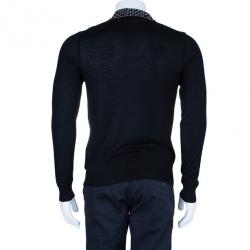 مملوكة مسبقًا Jean Paul Gaultier Mens Knit Tie Sweater M