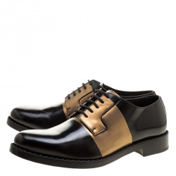 Jimmy Choo Two Tone Leather Alaric Lace Up Derby Size 43