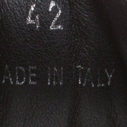 Pre Owned Jimmy Choo Black Studded Leather Roman Sneakers Size 42