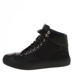 JIMMY CHOO Argyle High Top Sport Calf Trainer, Black – OZNICO