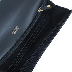 Pre Owned Jimmy Choo Black Snakeskin Reese Clutch