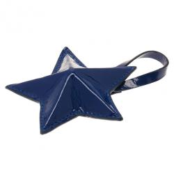 Pre Owned Jimmy Choo Blue Patent Star Pouch