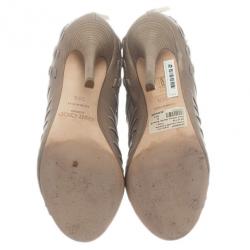 مملوكة مسبقًا حذاء بوت كاحل جيمي تشو جلد رمادي جلد مدبوغ جانا مقاس 38.5