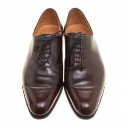 J.M.Weston Brown Leather Lace Up Oxfords Size 43 