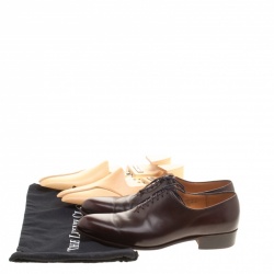 J.M.Weston Brown Leather Lace Up Oxfords Size 43 